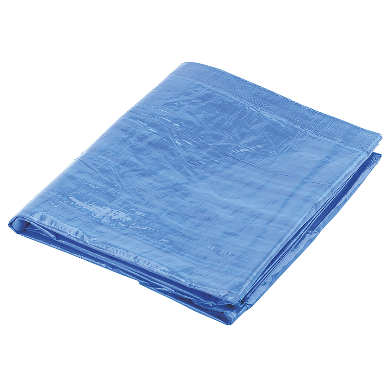 Sealey TARP1012 Tarpaulin 3.05 x 3.66m - Blue - additional view 2