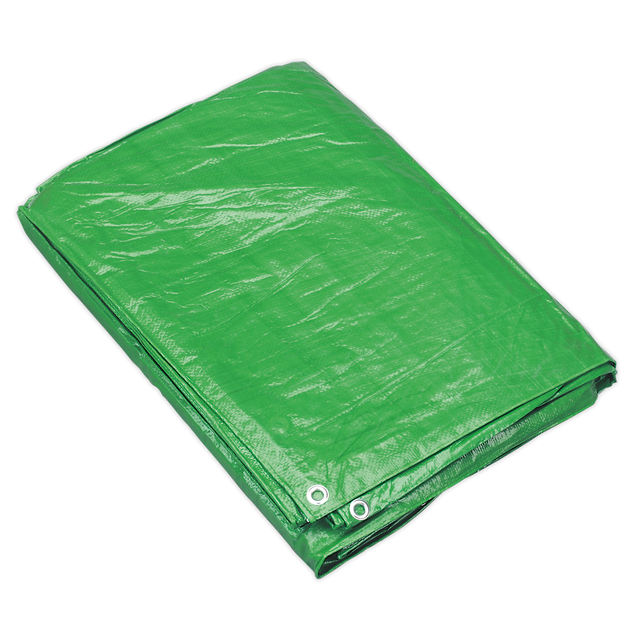 Sealey TARP1216G Tarpaulin 3.66 x 4.88m - Green
