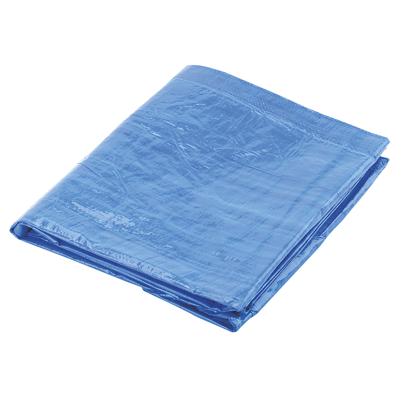 Sealey TARP2040 Tarpaulin 6.10 x 12.19m - Blue - additional view 2