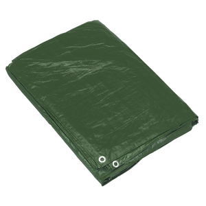 Sealey TARP2040G Tarpaulin 6.10 x 12.19m - Green