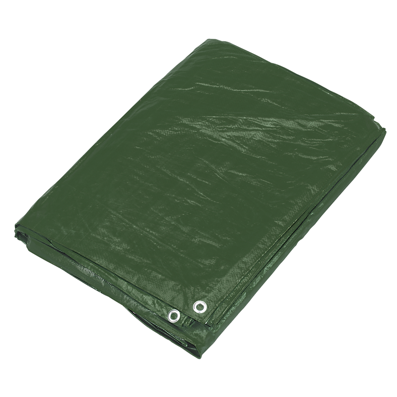 Sealey TARP2040G Tarpaulin 6.10 x 12.19m - Green - additional view 2