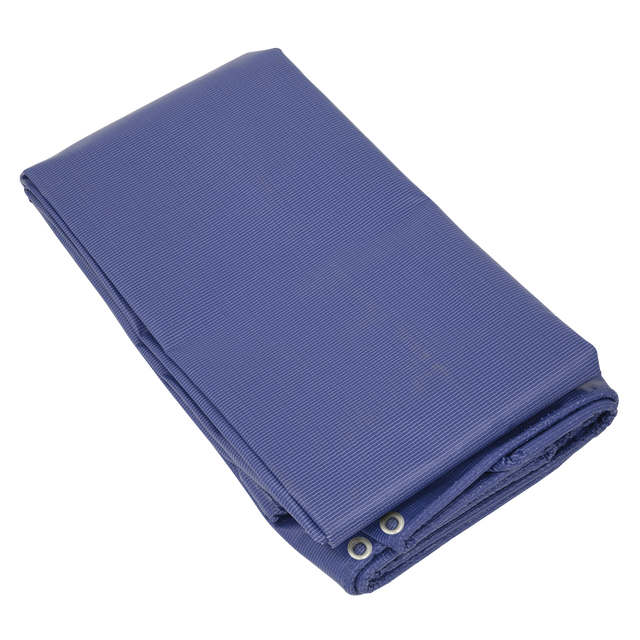 Sealey TARP4060 Heavy-Duty PVC Tarpaulin 4.88 x 6.10m - Blue