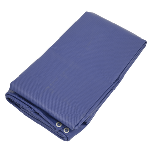 Sealey TARP4060 Heavy-Duty PVC Tarpaulin 4.88 x 6.10m - Blue - additional view 2