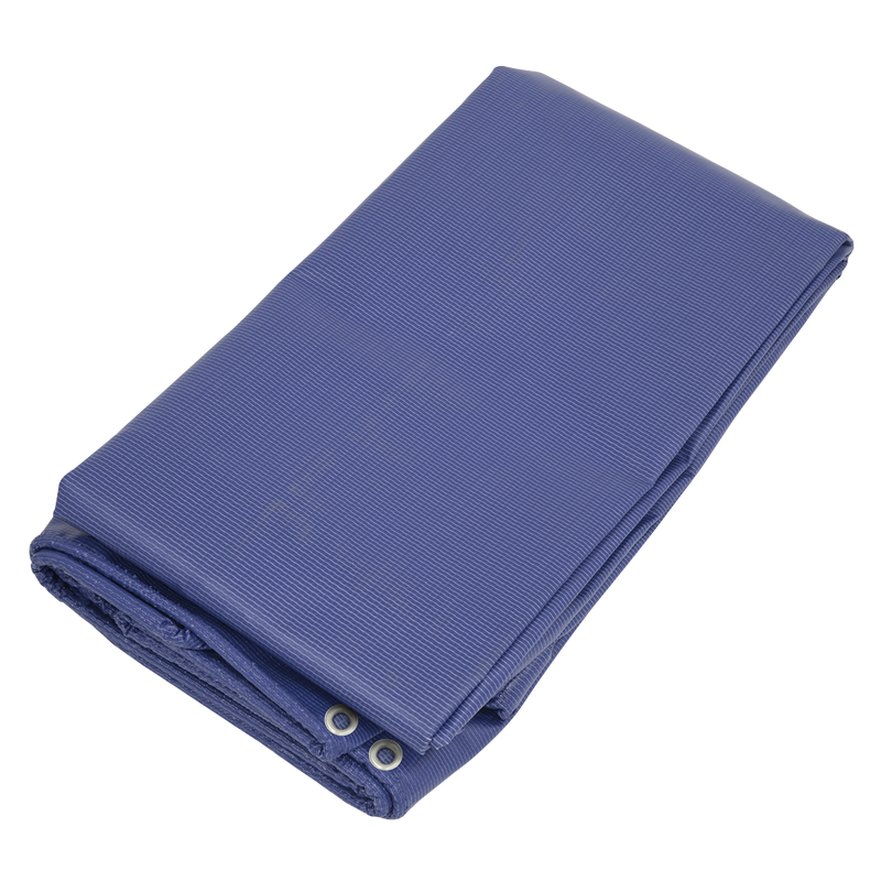 Sealey TARP4060 Heavy-Duty PVC Tarpaulin 4.88 x 6.10m - Blue - additional view 2
