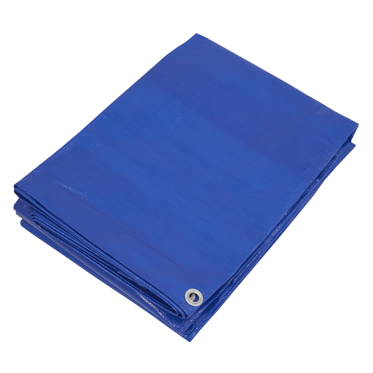 Sealey TARP6012 Lightweight PE Tarpaulin 6.10 x 12.19m - Blue - additional view 2