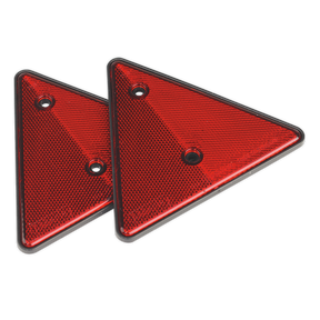 Sealey TB17 Rear Reflective Red Triangle - Pack of 2