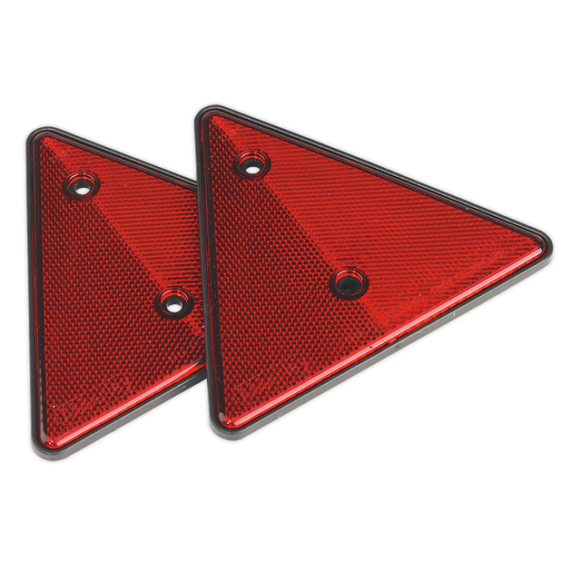 Sealey TB17 Rear Reflective Red Triangle - Pack of 2