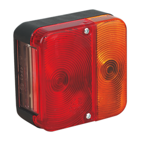 Sealey TB18 Rear Square Lamp Cluster with Bulbs 12V