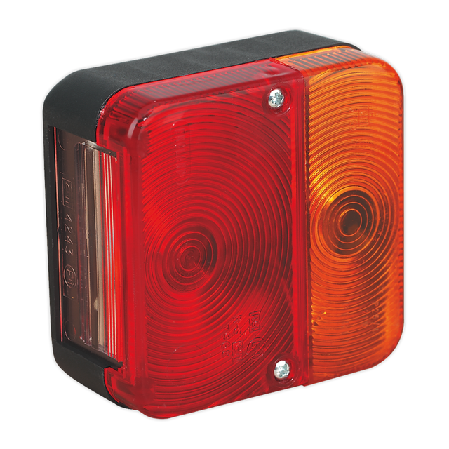 Sealey TB18 Rear Square Lamp Cluster with Bulbs 12V