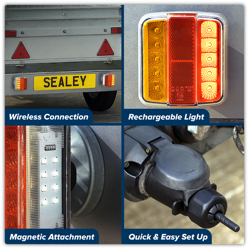 Sealey TB183LEDW 13-Pin Wireless SMD LED Trailer Light Set 2pc - additional view 10