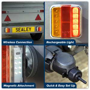 Sealey TB183LEDW 13-Pin Wireless SMD LED Trailer Light Set 2pc - additional view 10