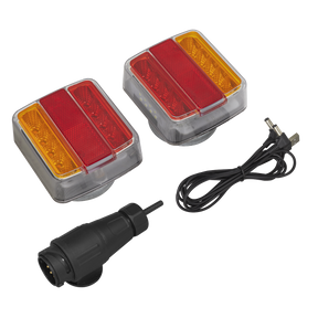 Sealey TB183LEDW 13-Pin Wireless SMD LED Trailer Light Set 2pc