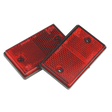 Sealey TB24 Reflex Reflector Oblong Red - Pack of 2