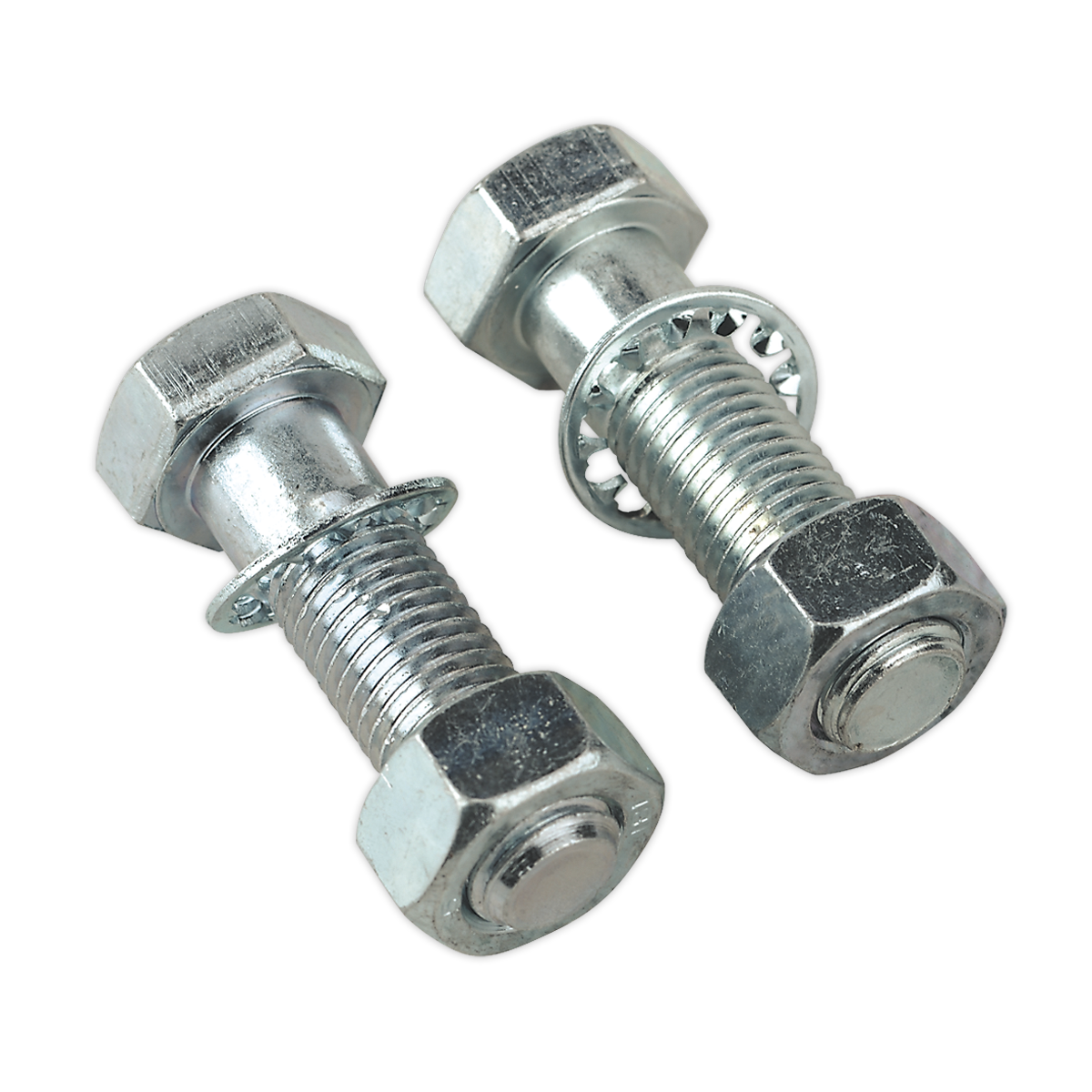 Sealey TB27 Tow-Ball Bolts & Nuts M16 x 55mm - Pack of 2