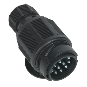 Sealey TB54 Towing Plug 13-Pin Euro Plastic 12V Twin Inlet