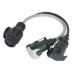 Sealey TB55 Conversion Lead 13-Pin Euro to 7-Pin N & S Type Plugs 12V