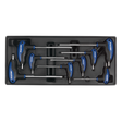 Sealey TBT05 Premier T-Handle TRX-Star* Key Set with Tool Tray 8pc