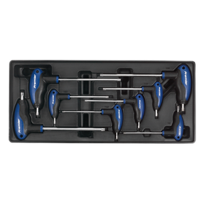 Sealey TBT05 Premier T-Handle TRX-Star* Key Set with Tool Tray 8pc