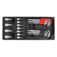 Sealey TBT07 Premier Hex/Ball-End Hex Key & Socket Bit Set with Tool Tray 29pc