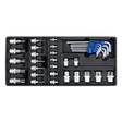 Sealey TBT08 Premier TRX-Star* Key, Socket Bit & Socket Set with Tool Tray 35pc