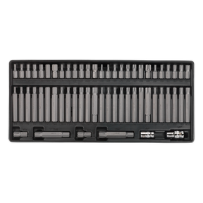 Sealey TBT11 Premier Security TRX-Star*/Hex/Ribe/Spline Bit Set with Tool Tray 60pc