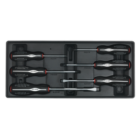 Sealey TBT14 Premier Screwdriver Set with Tool Tray 6pc