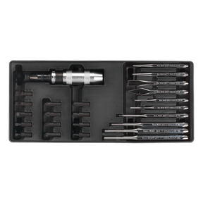 Sealey TBT18 Premier Punch & Impact Driver Set with Tool Tray 25pc