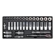 Sealey TBT20 Premier Socket Set with Tool Tray 3/8"Sq Drive 35pc