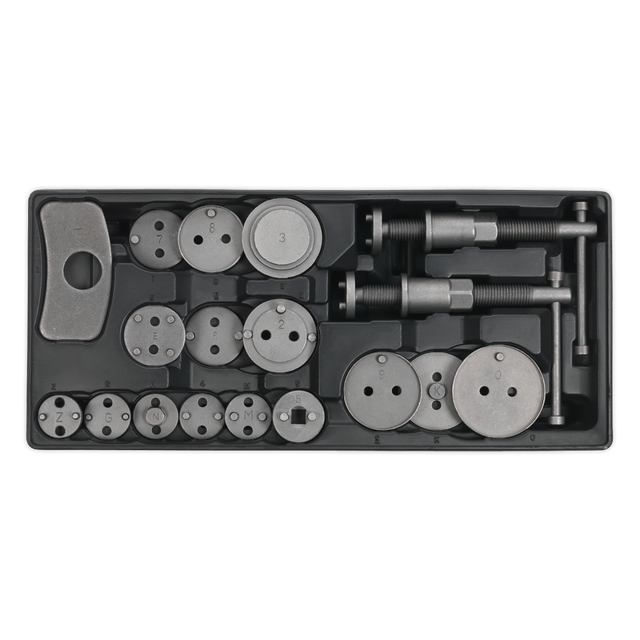Sealey TBT27 Premier Brake Wind-Back Tool Kit with Tool Tray 18pc