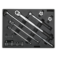 Sealey TBT32 Premier Ratchet, Torque Wrench, Breaker Bar & Socket Adaptor Set with Tool Tray 13pc