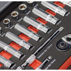 Sealey TBT41 Premier Socket Set with Tool Tray 3/8"Sq Drive 32pc - additional view 9