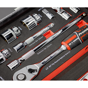 Sealey TBT42 Premier Socket Set with Tool Tray 1/2"Sq Drive 22pc - additional view 8