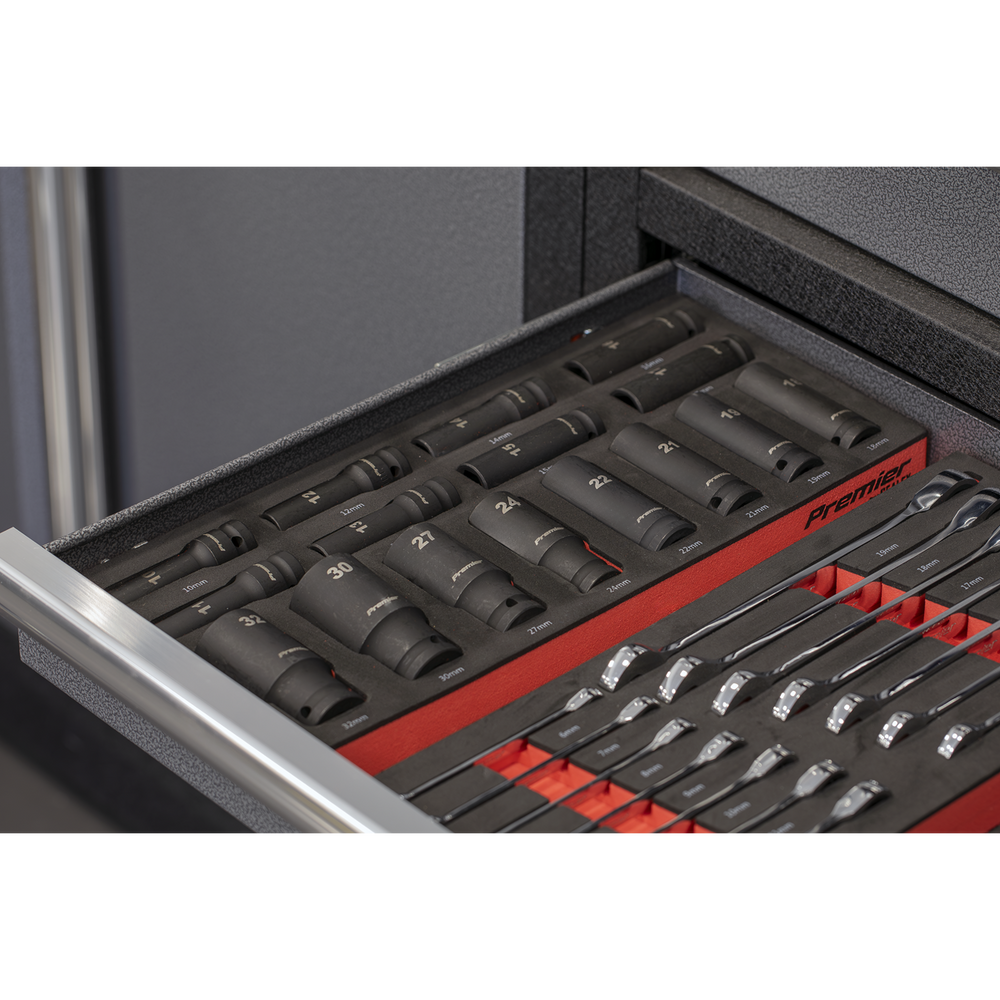 Sealey TBT46 Premier Impact Socket Set with Tool Tray 1/2"Sq Drive 22pc - additional view 5