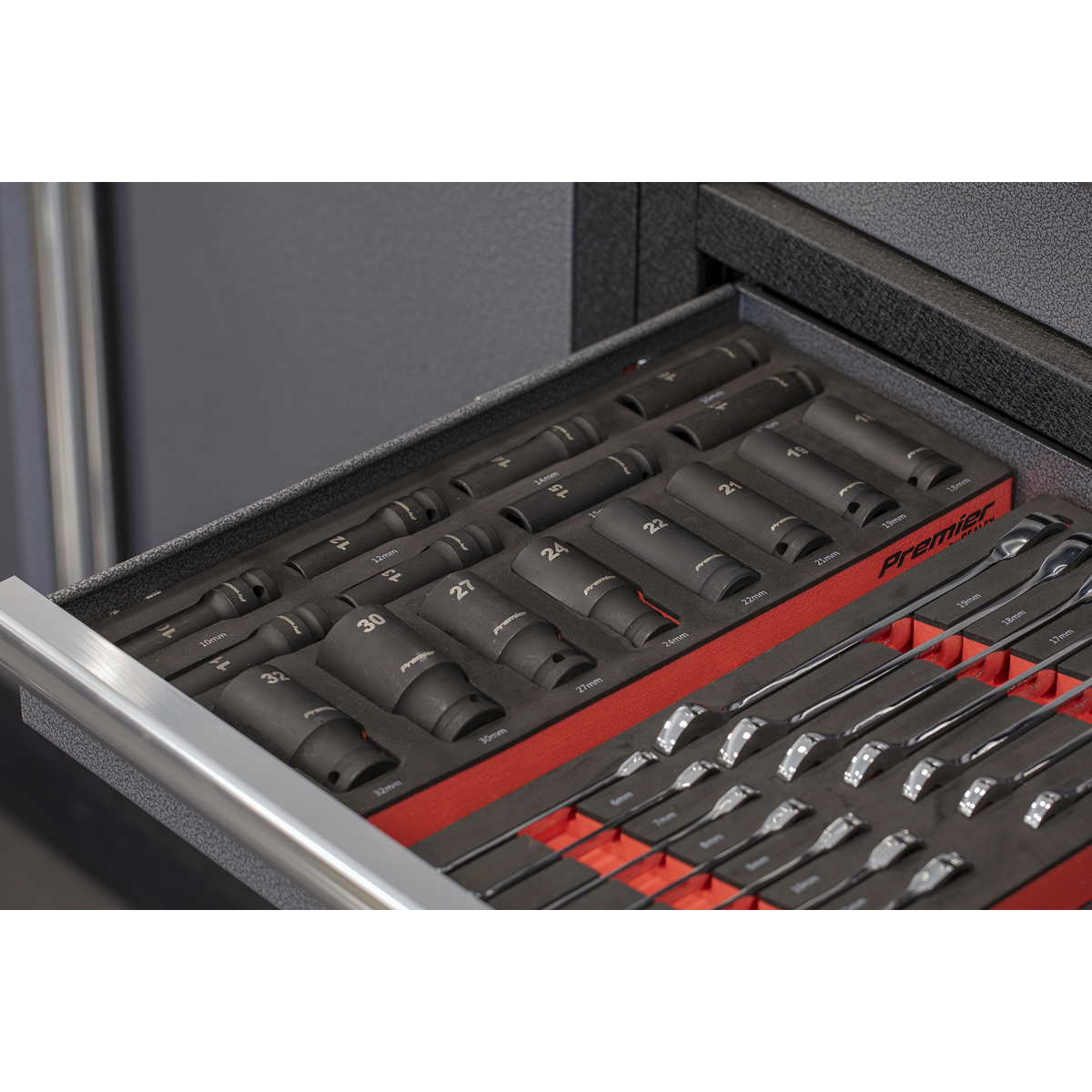 Sealey TBT46 Premier Impact Socket Set with Tool Tray 1/2"Sq Drive 22pc - additional view 5