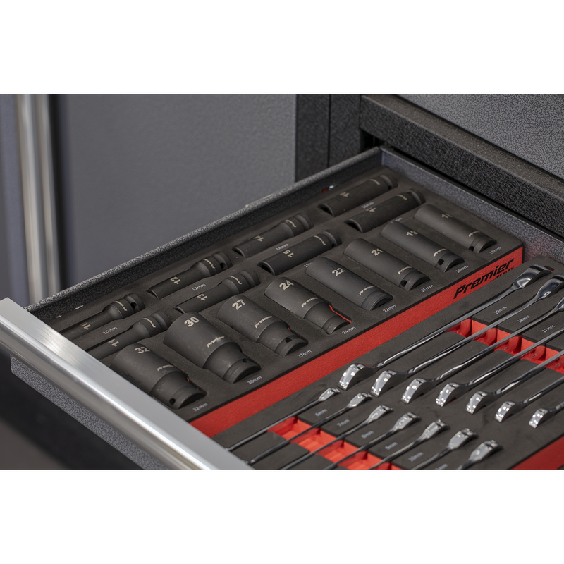 Sealey TBT46 Premier Impact Socket Set with Tool Tray 1/2"Sq Drive 22pc - additional view 5