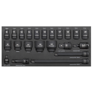 Sealey TBT46 Premier Impact Socket Set with Tool Tray 1/2"Sq Drive 22pc - additional view 6