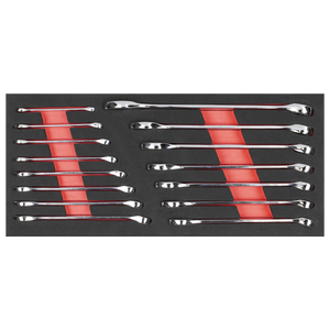 Sealey TBT48 Premier Combination Spanner Set with Tool Tray 15pc - additional view 4