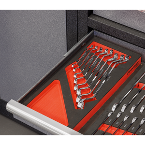 Sealey TBT51 Premier Deep Offset Spanner Set with Tool Tray 8pc - additional view 5
