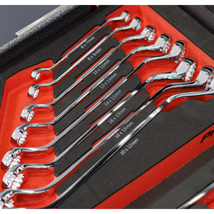 Sealey TBT51 Premier Deep Offset Spanner Set with Tool Tray 8pc - additional view 2