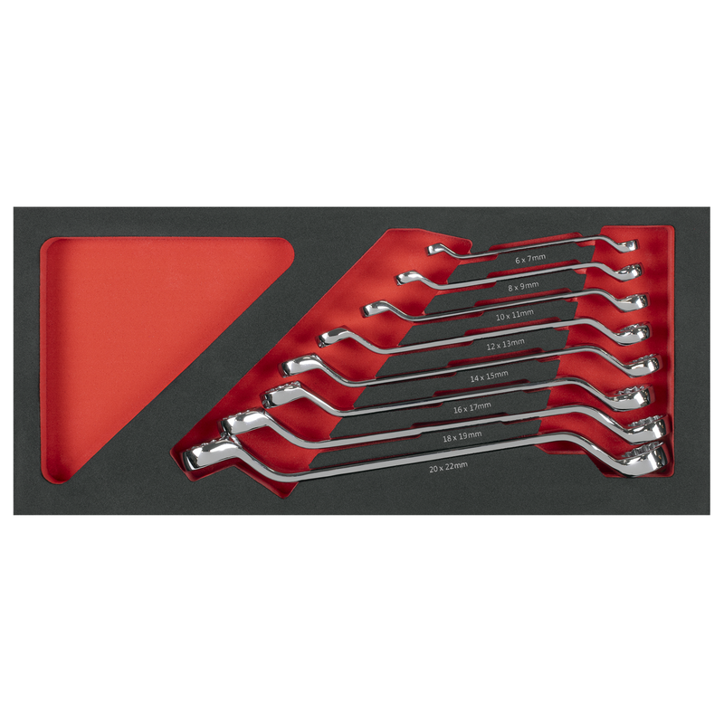 Sealey TBT51 Premier Deep Offset Spanner Set with Tool Tray 8pc - additional view 7