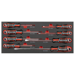 Sealey TBT53 Premier Screwdriver Set with Tool Tray 8pc - additional view 3