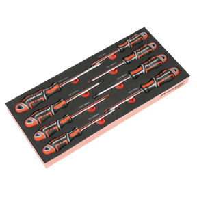 Sealey TBT55 Premier TRX-Star* Screwdriver Set with Tool Tray 8pc