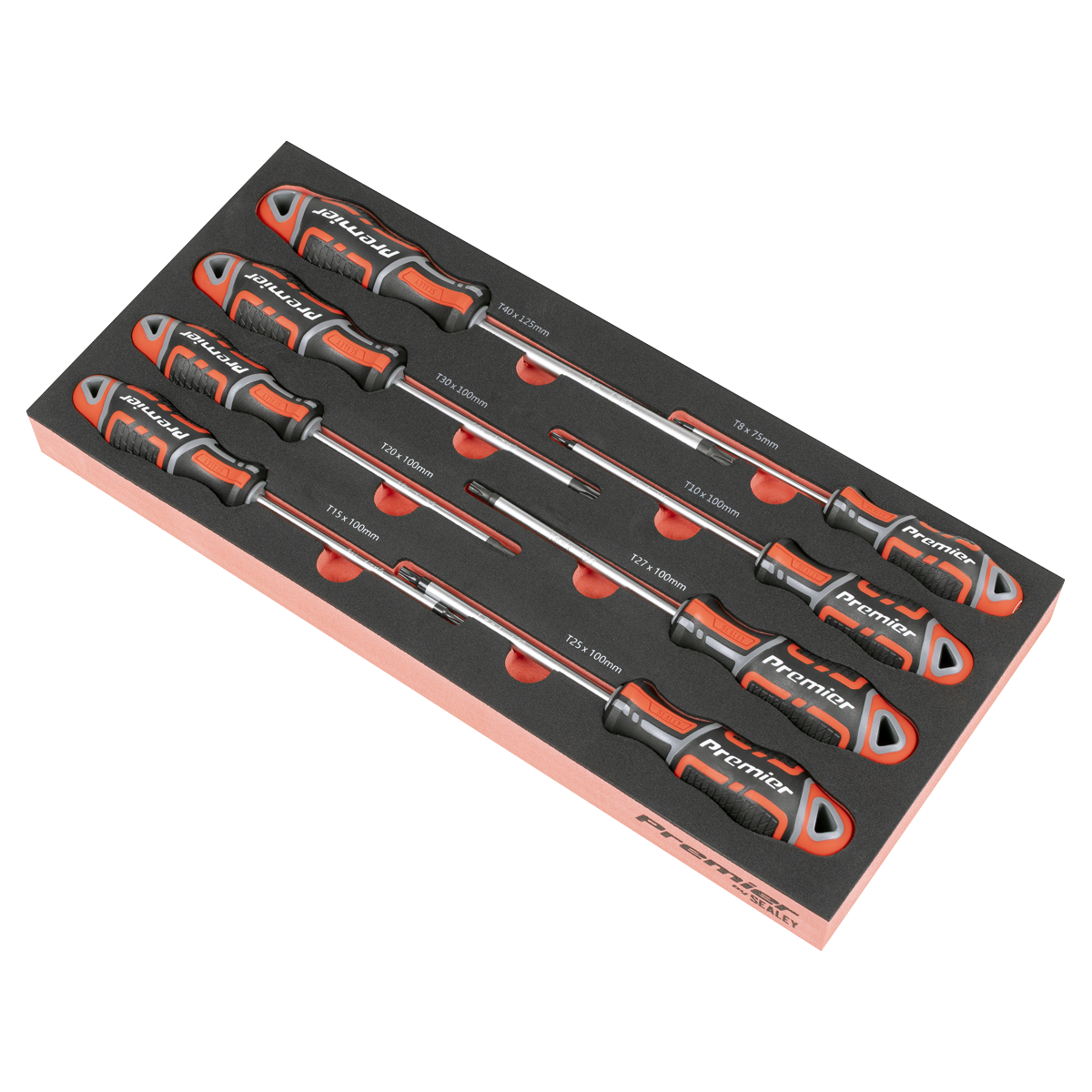 Sealey TBT55 Premier TRX-Star* Screwdriver Set with Tool Tray 8pc - additional view 2