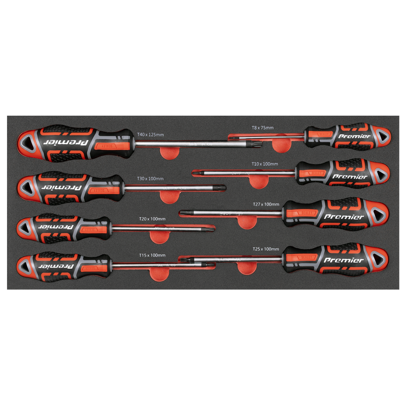 Sealey TBT55 Premier TRX-Star* Screwdriver Set with Tool Tray 8pc - additional view 3