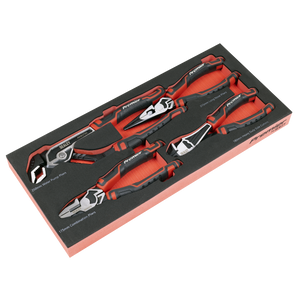 Sealey TBT56 Premier Pliers Set with Tool Tray 4pc
