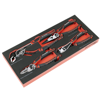 Sealey TBT56 Premier Pliers Set with Tool Tray 4pc