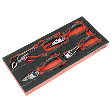 Sealey TBT56 Premier Pliers Set with Tool Tray 4pc