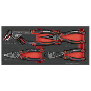 Sealey TBT56 Premier Pliers Set with Tool Tray 4pc - additional view 3
