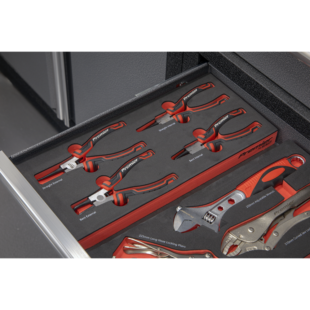 Sealey TBT57 Premier Circlip Pliers Set with Tool Tray 4pc - additional view 4
