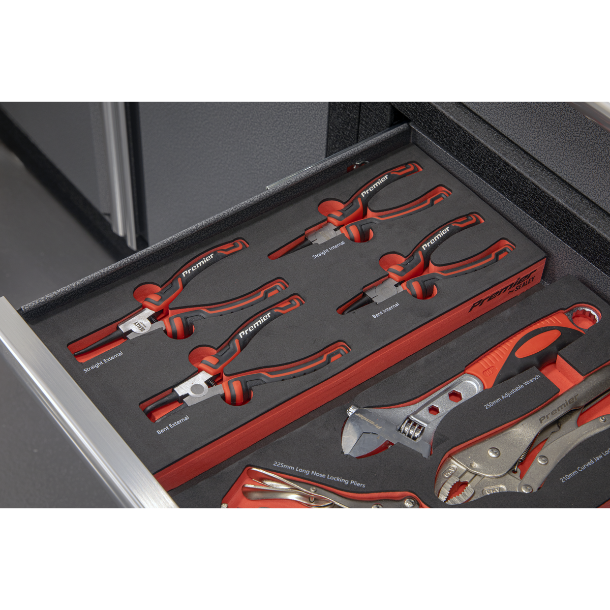 Sealey TBT57 Premier Circlip Pliers Set with Tool Tray 4pc - additional view 4